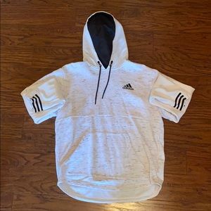 White Adidas men’s hoodie